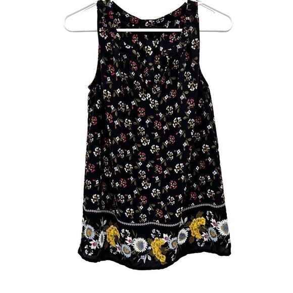 Premise sleevless floral blouse sleeveless. - Picture 1 of 11